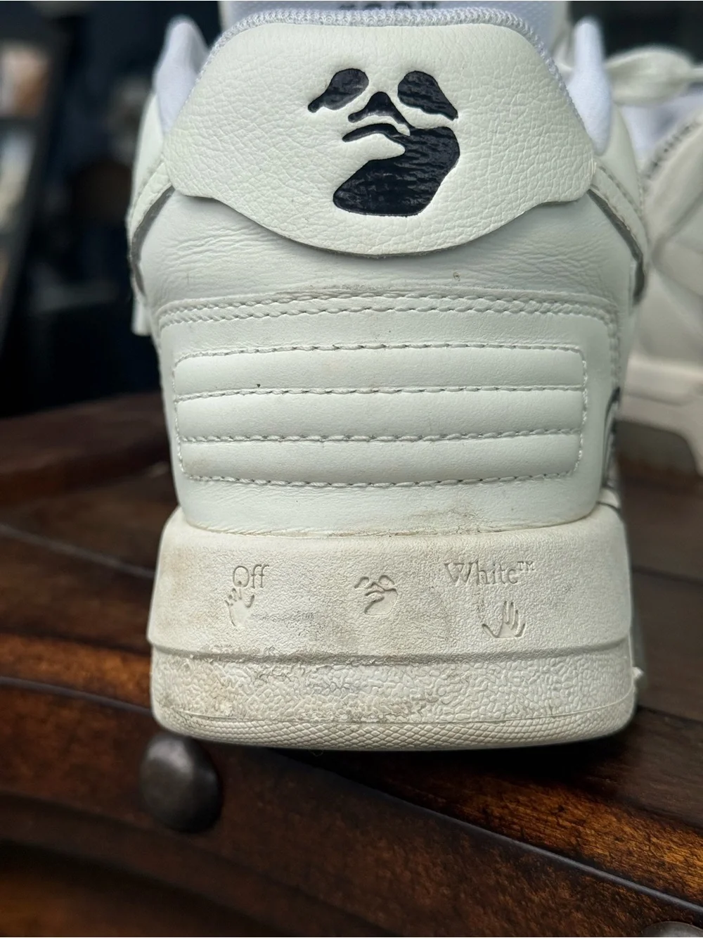 Off-White OOO “Out Of Office” Low Top Designer Sneakers - Picture 4 of 8